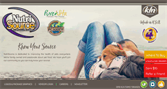 Desktop Screenshot of nutrisourcepetfoods.com